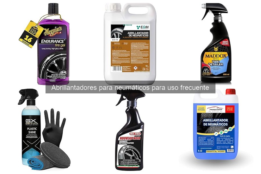 ¿Abrillantador para neumáticos en otros materiales? Descúbrelo