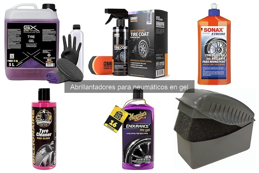 Abrillantadores para neumáticos en gel: ¿Qué son y cómo funcionan?