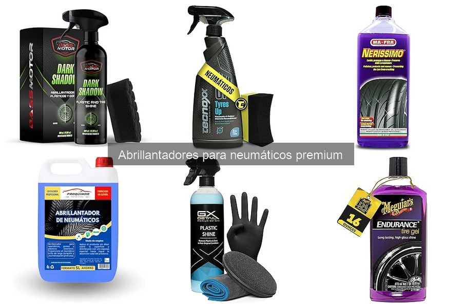 Abrillantadores para neumáticos premium: ¿Qué son y sus beneficios?