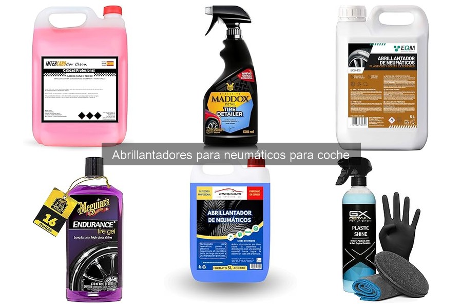 Abrillantadores para neumáticos: ¿realmente funcionan?