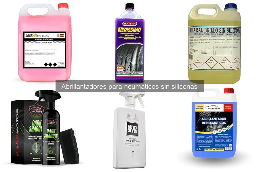 Abrillantadores para Neumáticos sin Siliconas: Beneficios y Composición