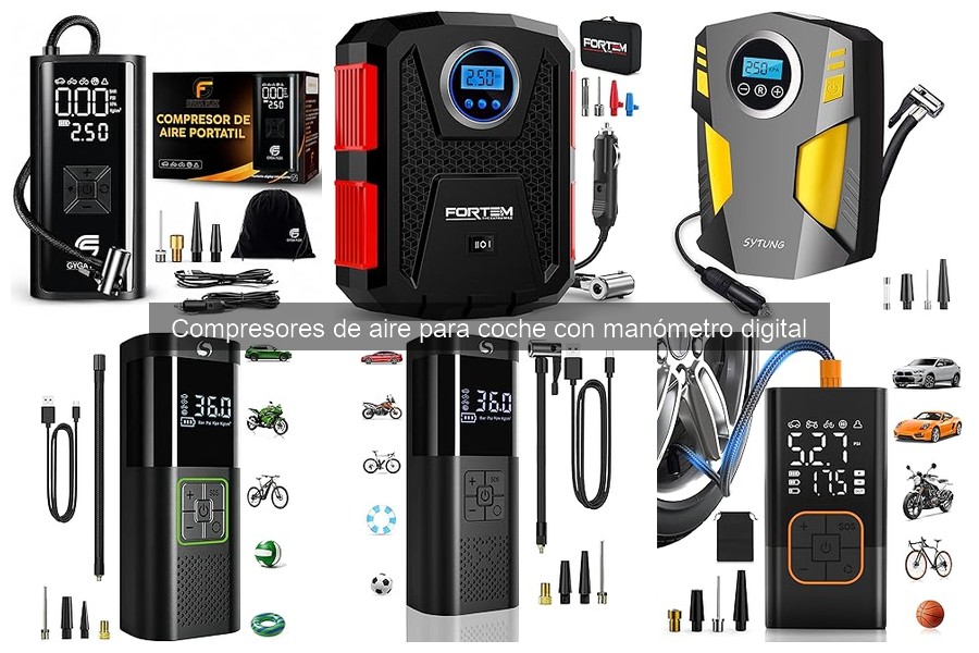 Accesorios Esenciales para Compresores de Aire de Coche