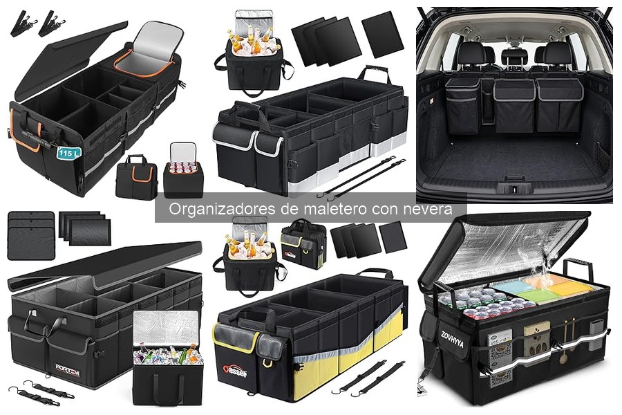 Accesorios imprescindibles para organizadores de maletero con nevera