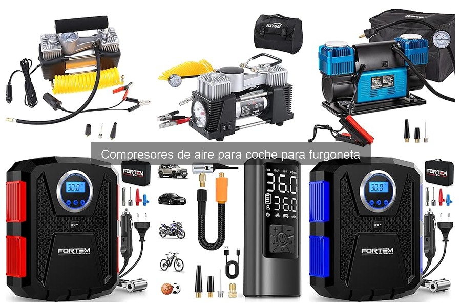 Accesorios útiles para compresores de aire de furgonetas