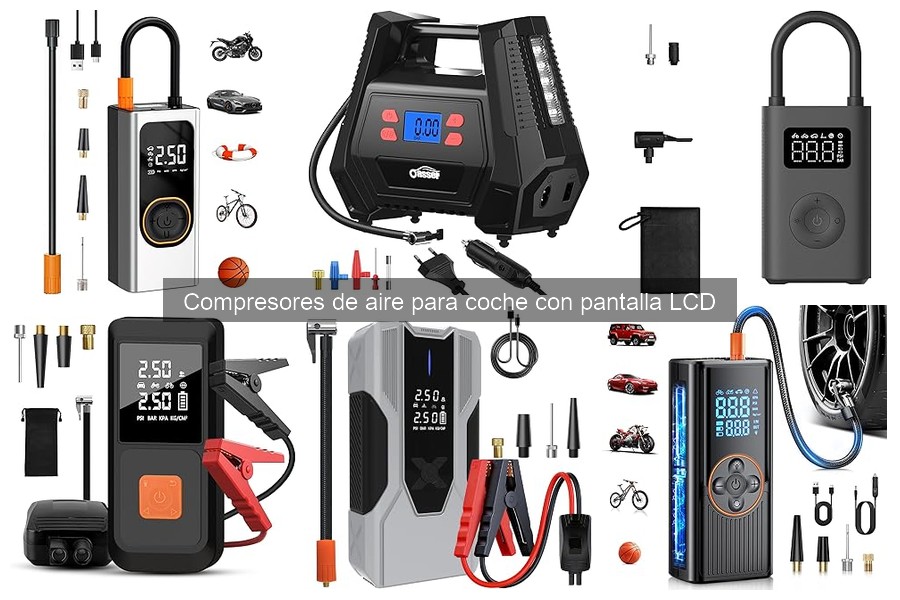 Alternativas a compresores de aire con pantalla LCD