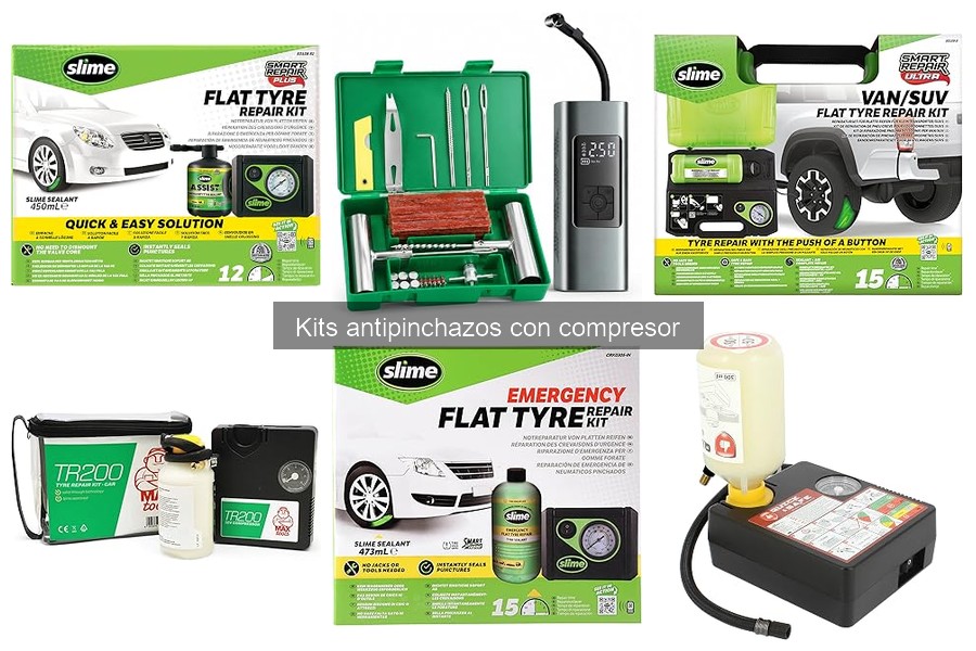 Alternativas a Kits Antipinchazos con Compresor: Mejores Opciones