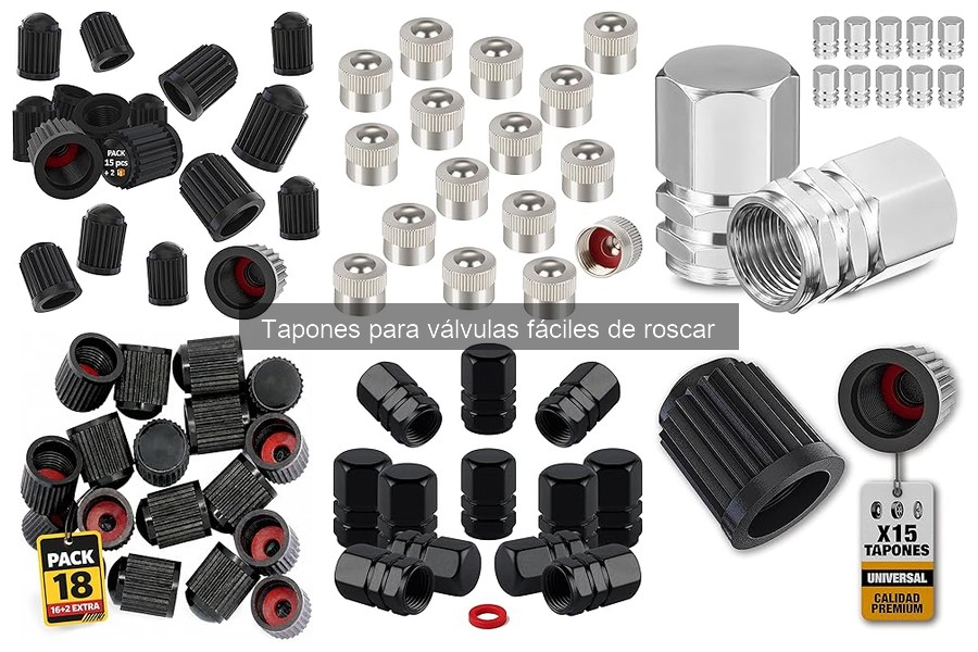 Alternativas a los tapones para válvulas fáciles de roscar