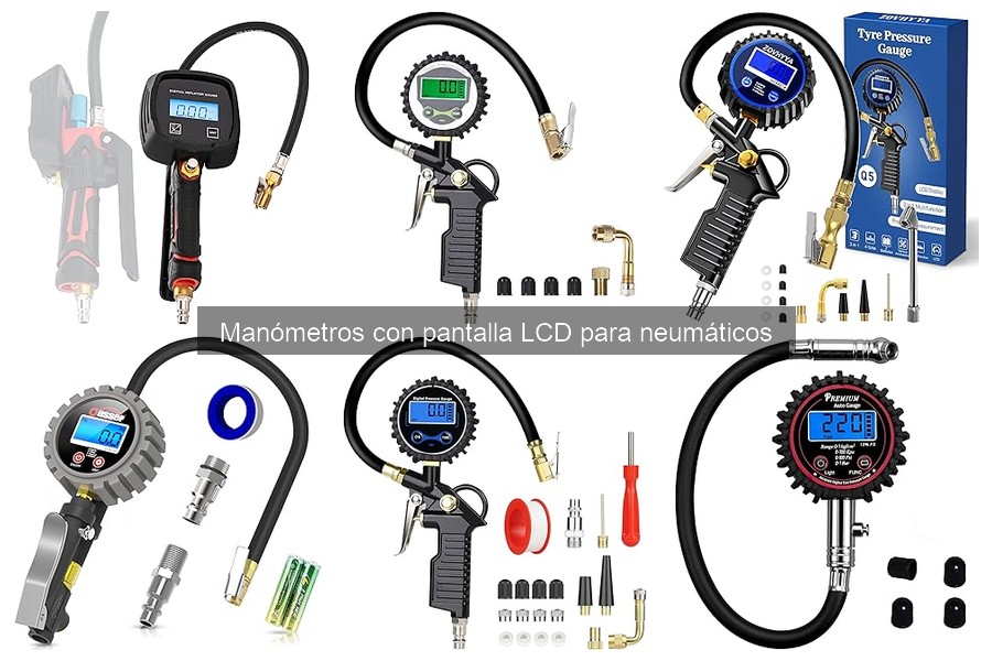 Alternativas a manómetros con pantalla LCD para neumáticos