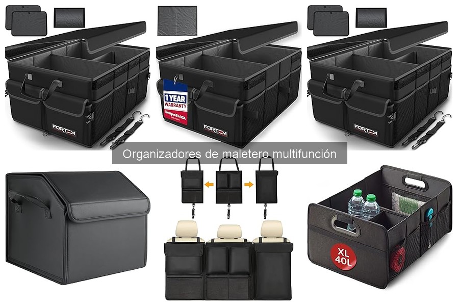 Alternativas a organizadores de maletero multifunción