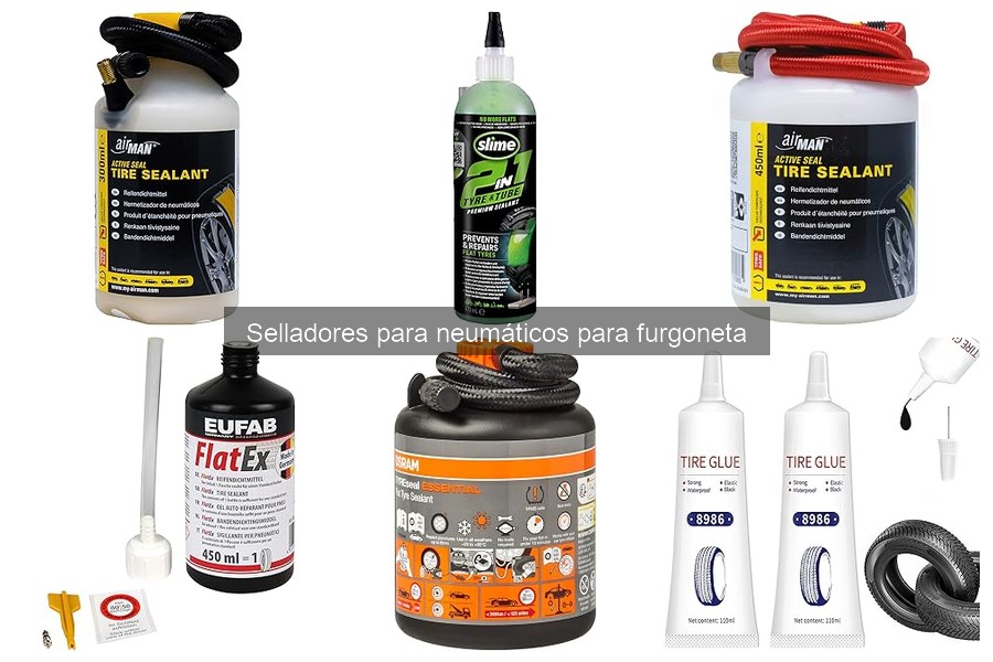 Alternativas a selladores de neumáticos para furgonetas