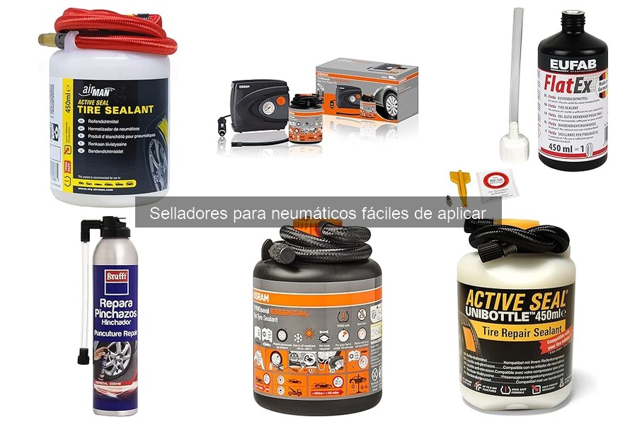 Alternativas a selladores para neumáticos: soluciones efectivas