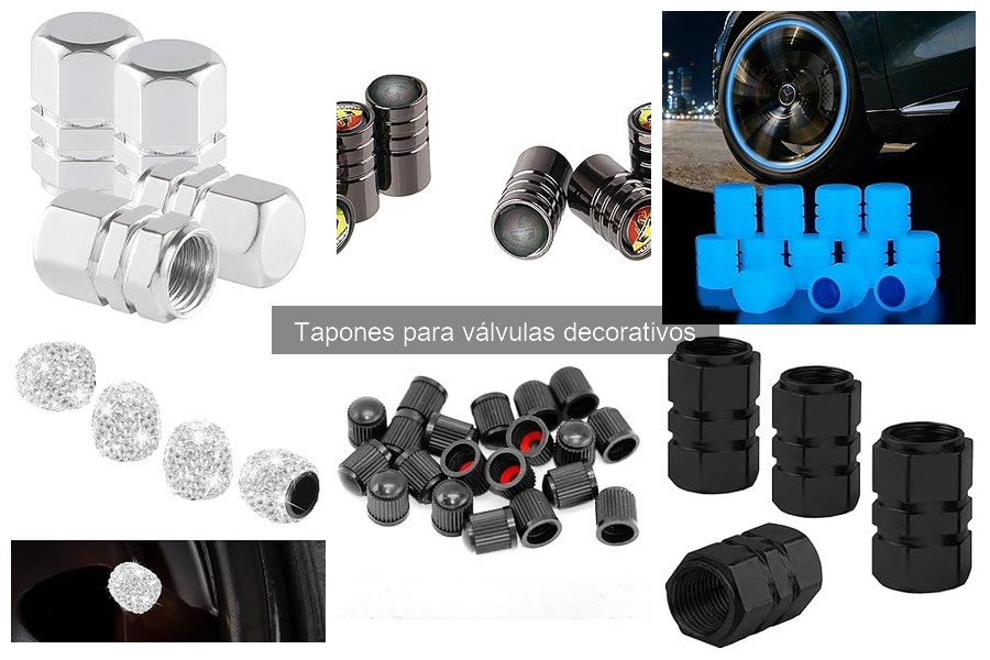 Alternativas a tapones decorativos para válvulas de ruedas