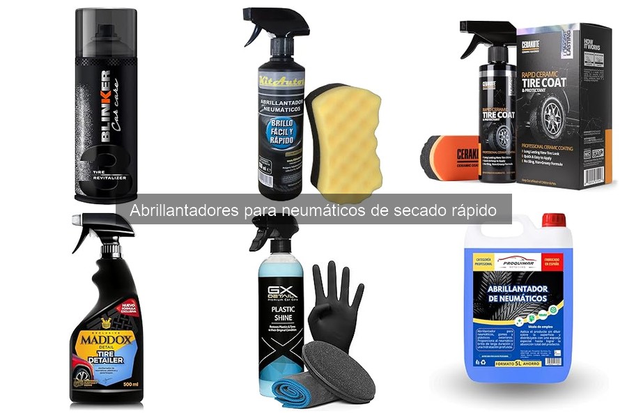 Alternativas efectivas a abrillantadores para neumáticos