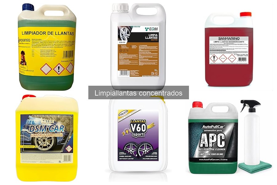 Alternativas efectivas a los limpiallantas concentrados