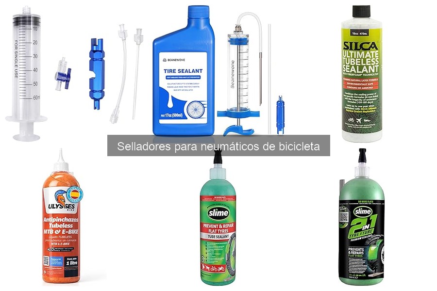 Alternativas efectivas a selladores para neumáticos de bicicleta