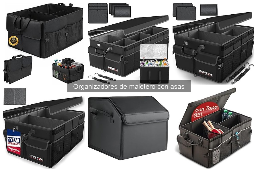 Beneficios de usar organizadores de maletero con asas