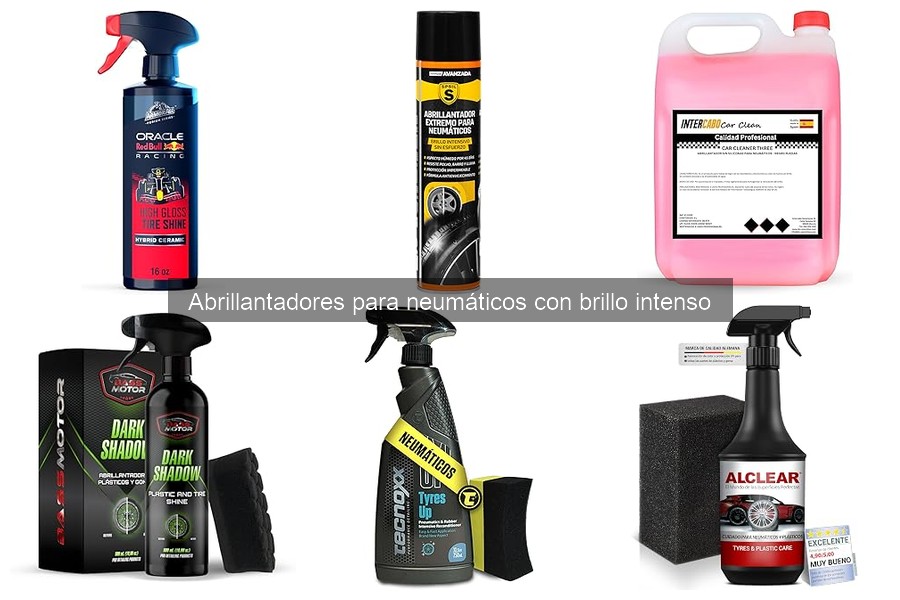 Beneficios y desventajas de abrillantadores para neumáticos