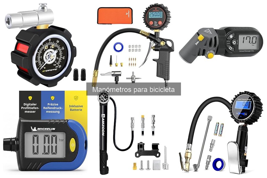 Características clave de manómetros para bicicletas de montaña