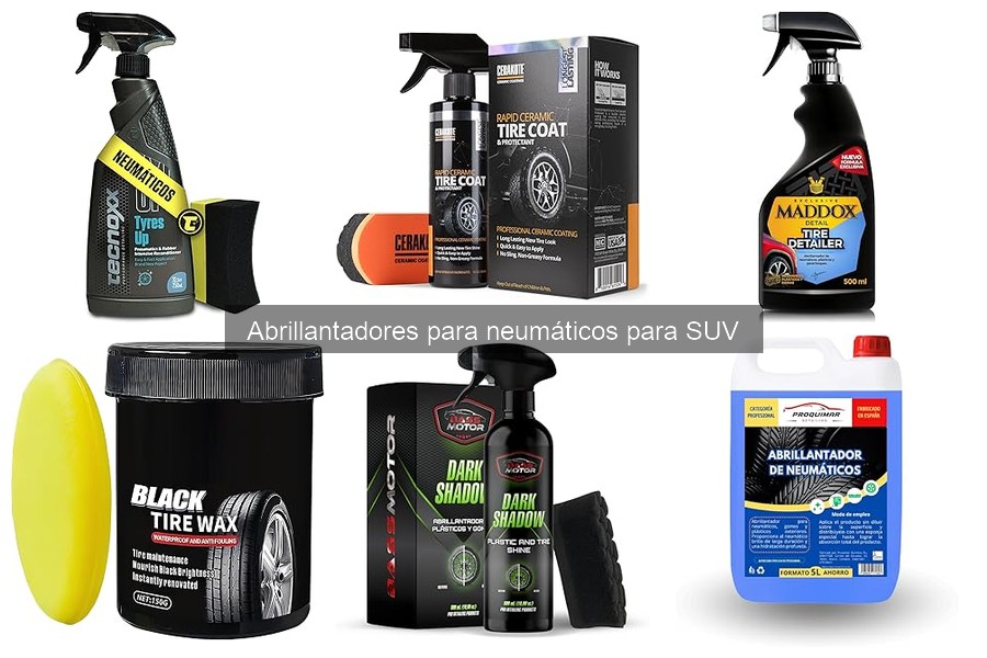Cómo aplicar abrillantador para neumáticos de SUV fácilmente