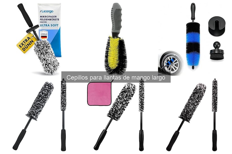 Cómo cuidar tu cepillo para llantas de mango largo