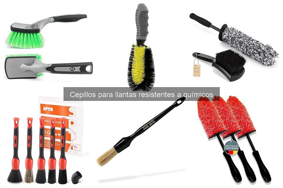Cómo elegir cepillos para llantas resistentes a químicos