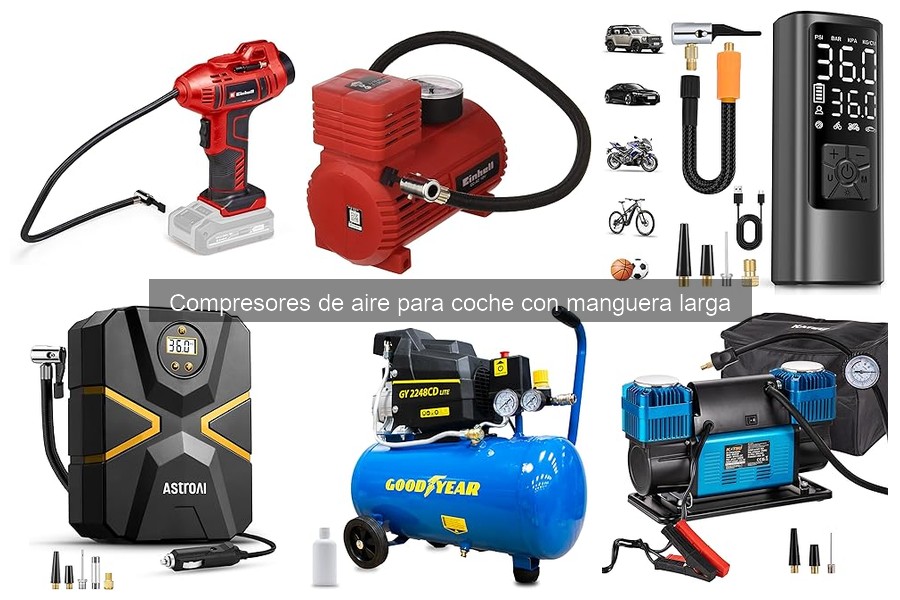 Cómo elegir el mejor compresor de aire para coche con manguera larga