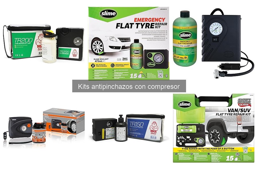 Cómo elegir el mejor kit antipinchazos con compresor
