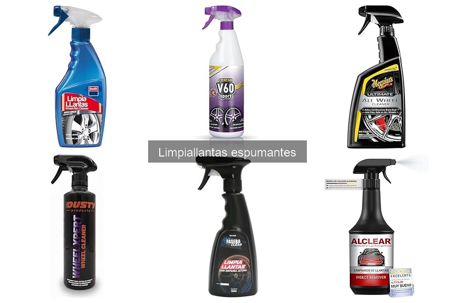 Cómo elegir el mejor limpiallantas espumante