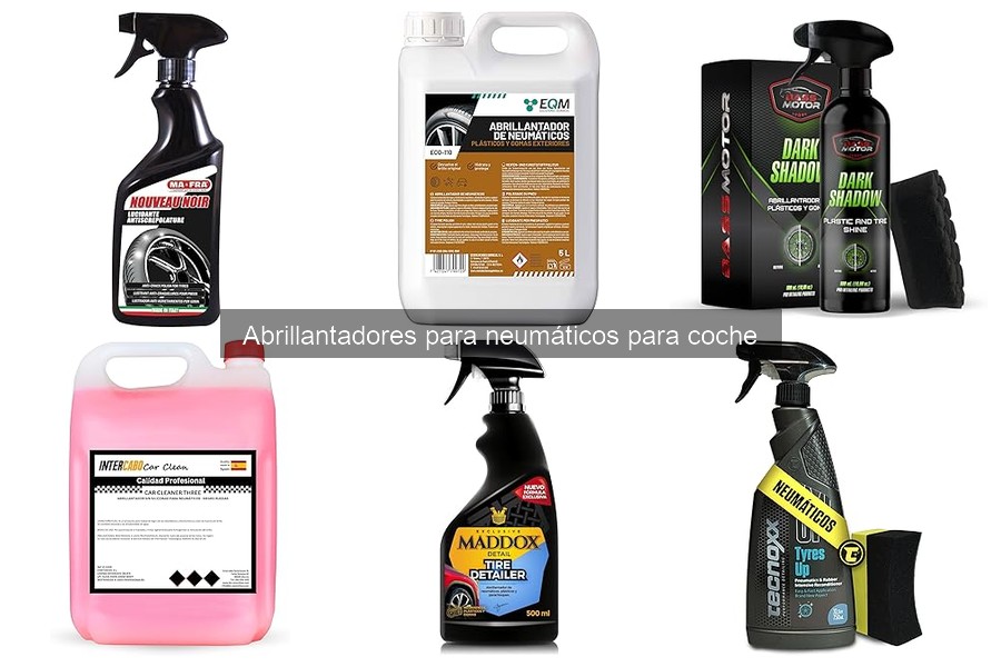 Cómo eliminar el abrillantador de neumáticos en exceso
