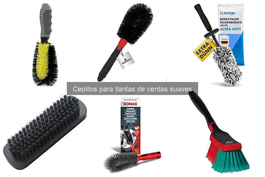 Cómo un cepillo de cerdas suaves mejora la durabilidad de llantas