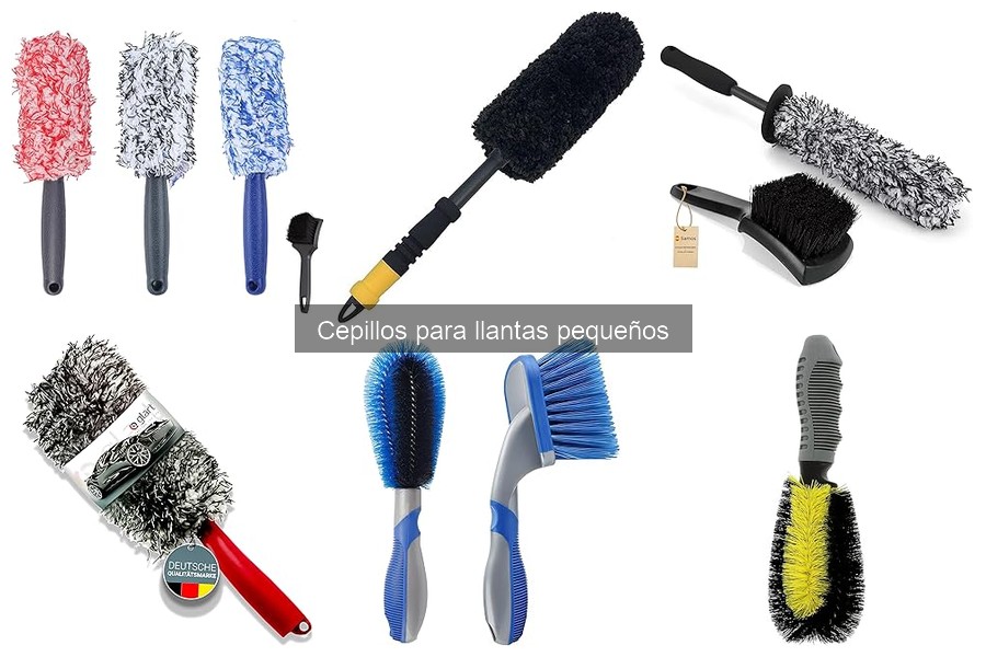 Cómo usar cepillos para llantas pequeños: guía práctica
