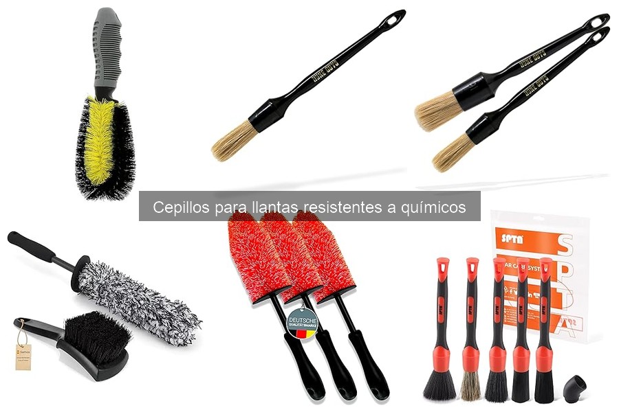 Cómo usar cepillos para llantas resistentes a químicos eficazmente