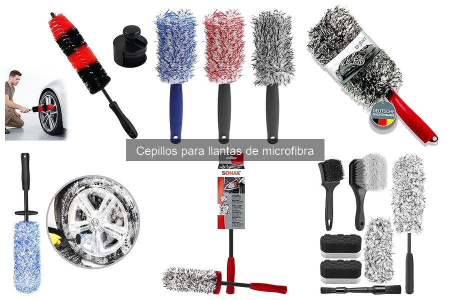 Cómo usar un cepillo de microfibra para limpiar llantas