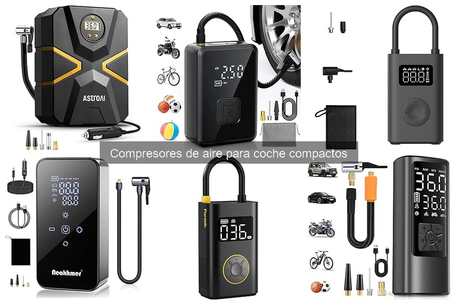 Cómo usar un compresor de aire compacto para coche