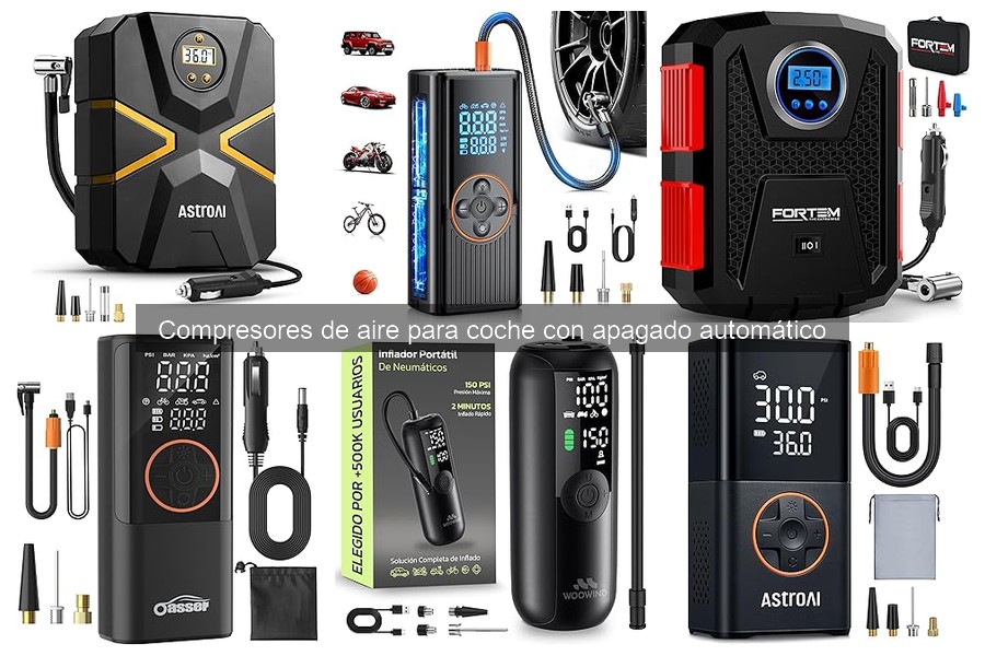 Cómo usar un compresor de aire para coche con apagado automático