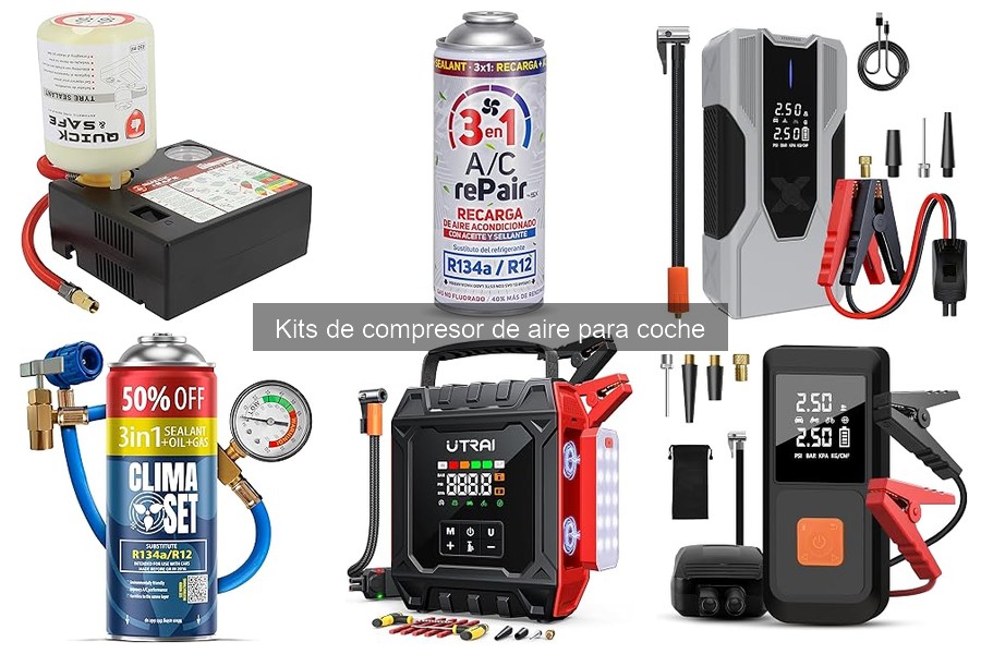 Cómo usar un kit de compresor de aire para coche