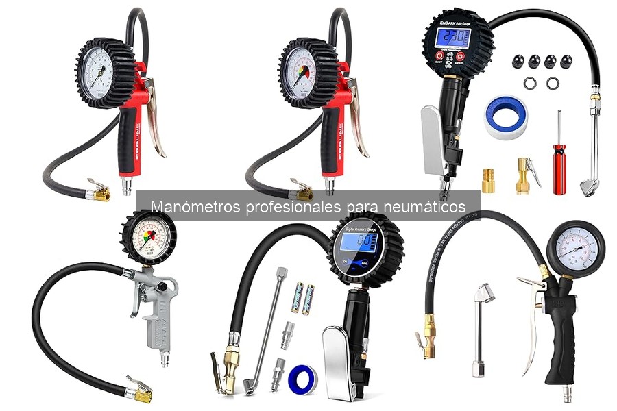 Cómo Usar un Manómetro Profesional para Neumáticos
