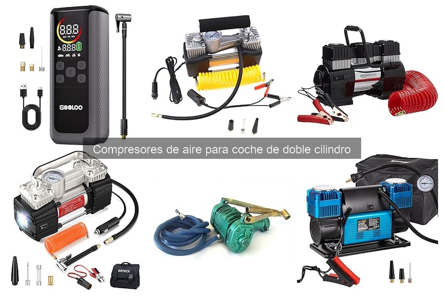 Cómo utilizar un compresor de aire de doble cilindro