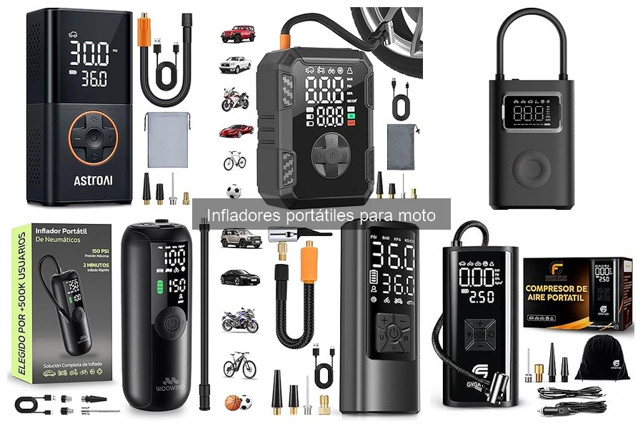 Cómo utilizar un inflador portátil para moto de forma efectiva