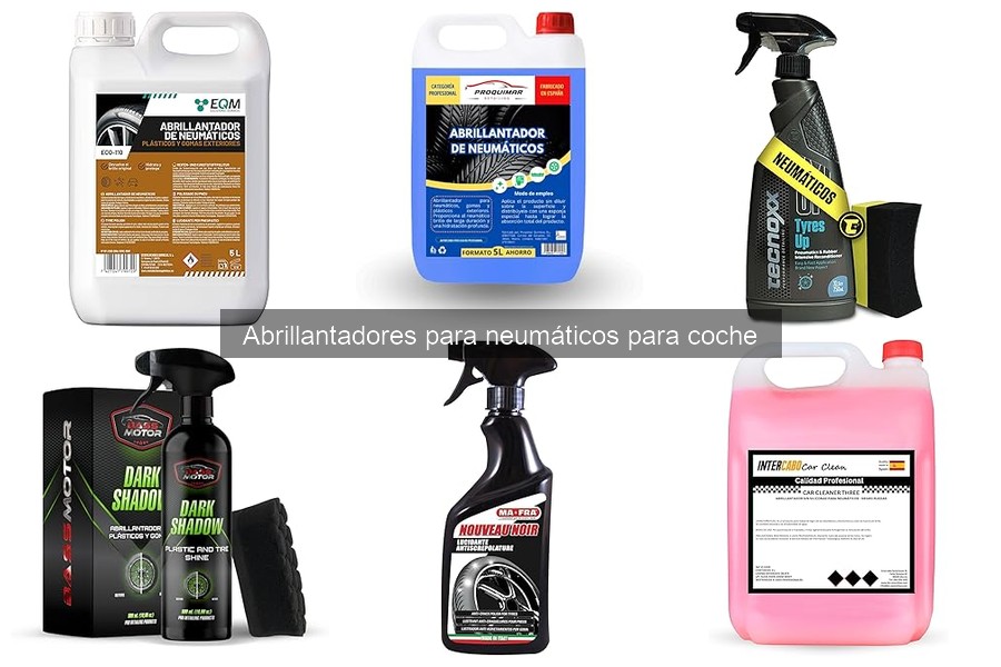 Comparativa: Abrillantadores de Neumáticos a base de Agua vs. Solvente