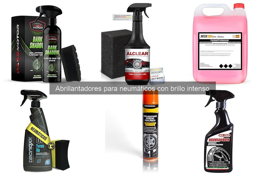 Comparativa: Abrillantadores Líquidos vs Aerosoles para Neumáticos