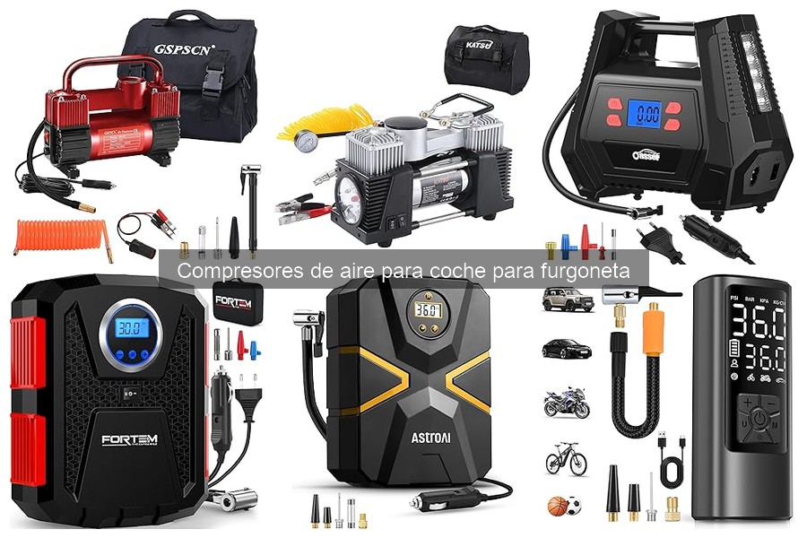 Comparativa: Compresores de aire eléctricos vs portátiles para furgonetas