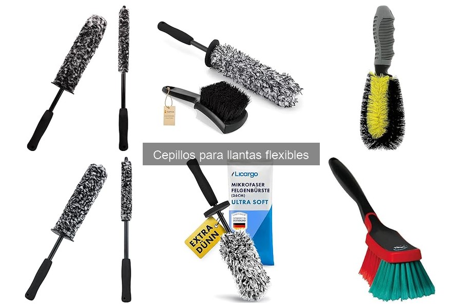 Comparativa de Cepillos para Llantas Flexibles de Diferentes Marcas