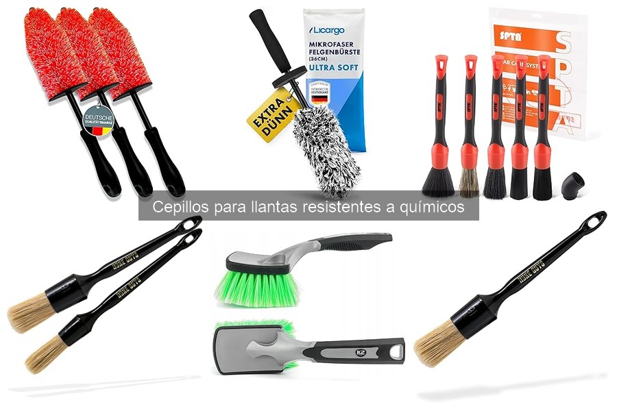 Comparativa de Cepillos para Llantas Resistentes a Químicos