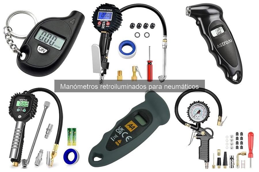 Comparativa de los Mejores Manómetros Retroiluminados para Neumáticos