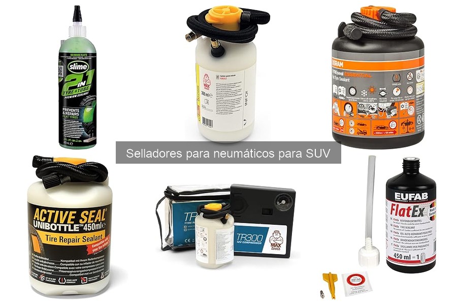 Comparativa de los Mejores Selladores para Neumáticos SUV