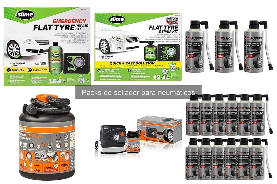Comparativa de los mejores selladores para neumáticos