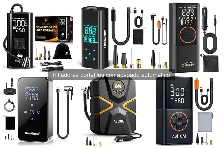 Comparativa de precios de infladores portátiles automáticos