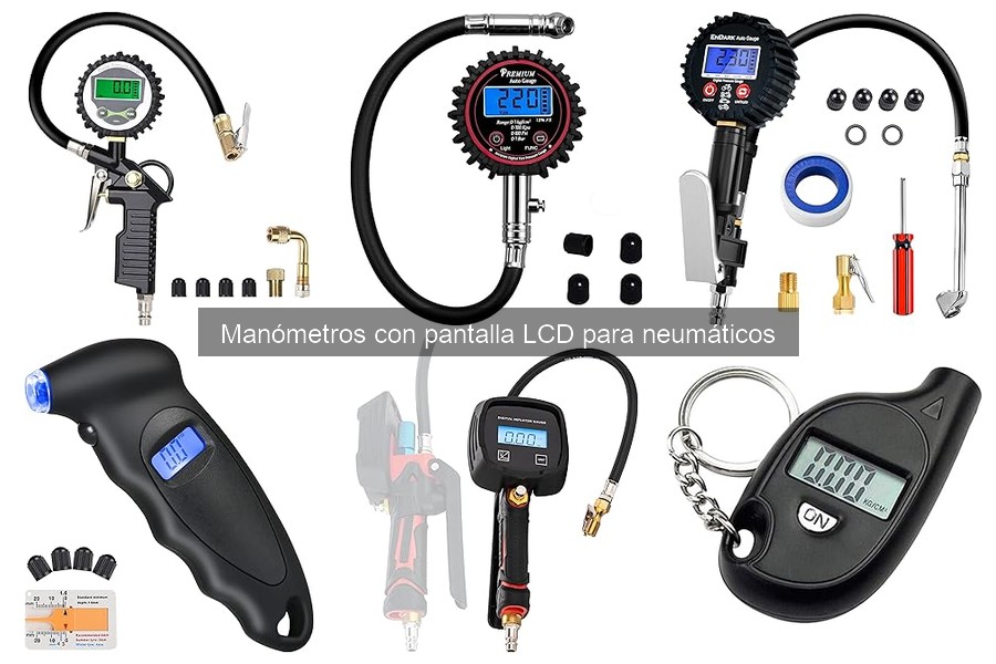 ** Comparativa de Precios: Manómetros LCD para Neumáticos