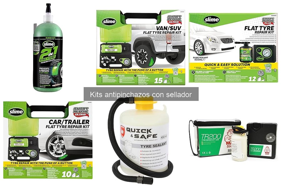 Comparativa: Kits Antipinchazos con y Sin Compresor